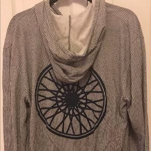 SOUL CYCLE Lightweight Zip Up Sweatshirt Hoodie